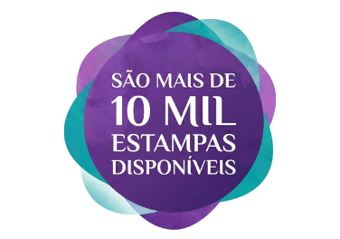 São mais de 10 mil estampas disponíveis